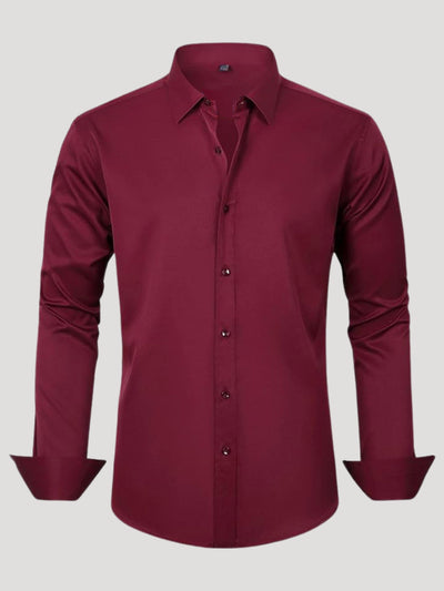 DUCHÊNE BORDEAUX™ | CHEMISE STRETCH SANS REPASSAGE