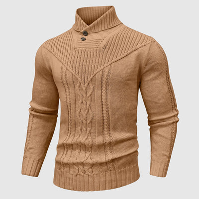 Alessandro | Veneti Tailored Pullover met opstaande kraag