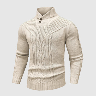 Alessandro | Veneti Tailored Pullover met opstaande kraag