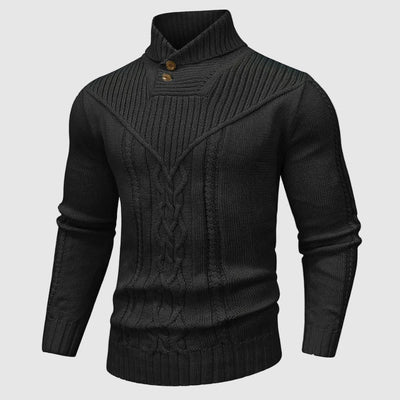 Alessandro | Veneti Tailored Pullover met opstaande kraag