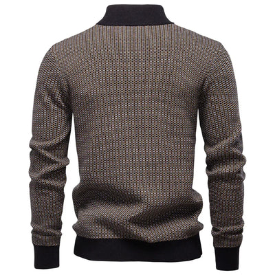 Brandon™ | Modern Zip-Neck Knit