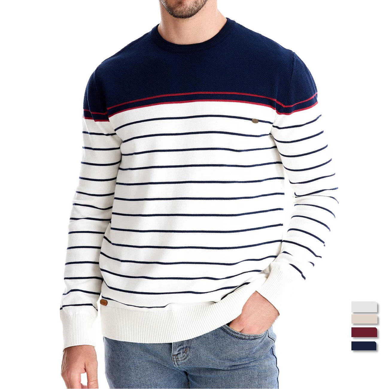Colin™ | Modern Striped Sweater