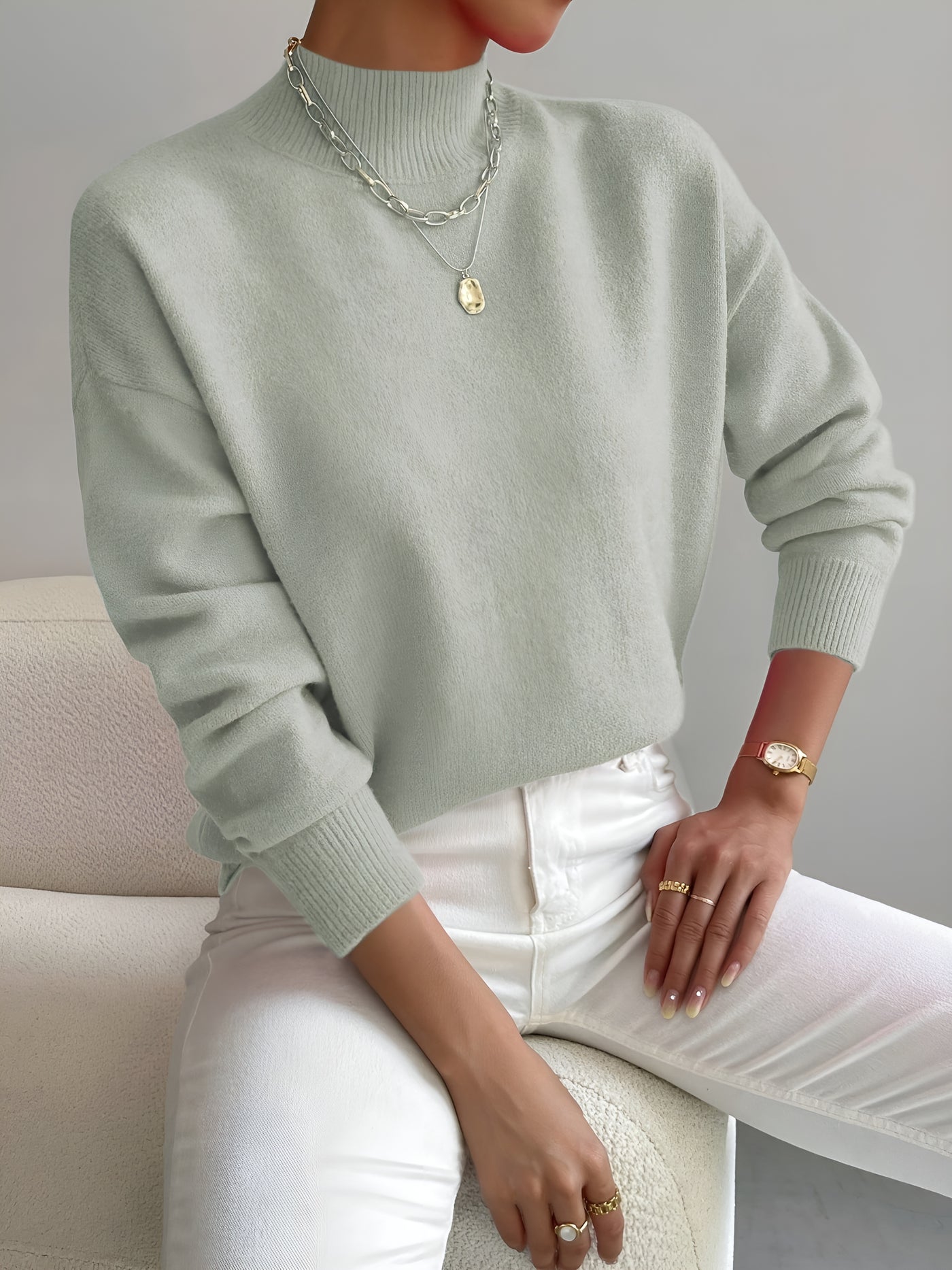 Diane™ | Soft Roll-Neck Knit
