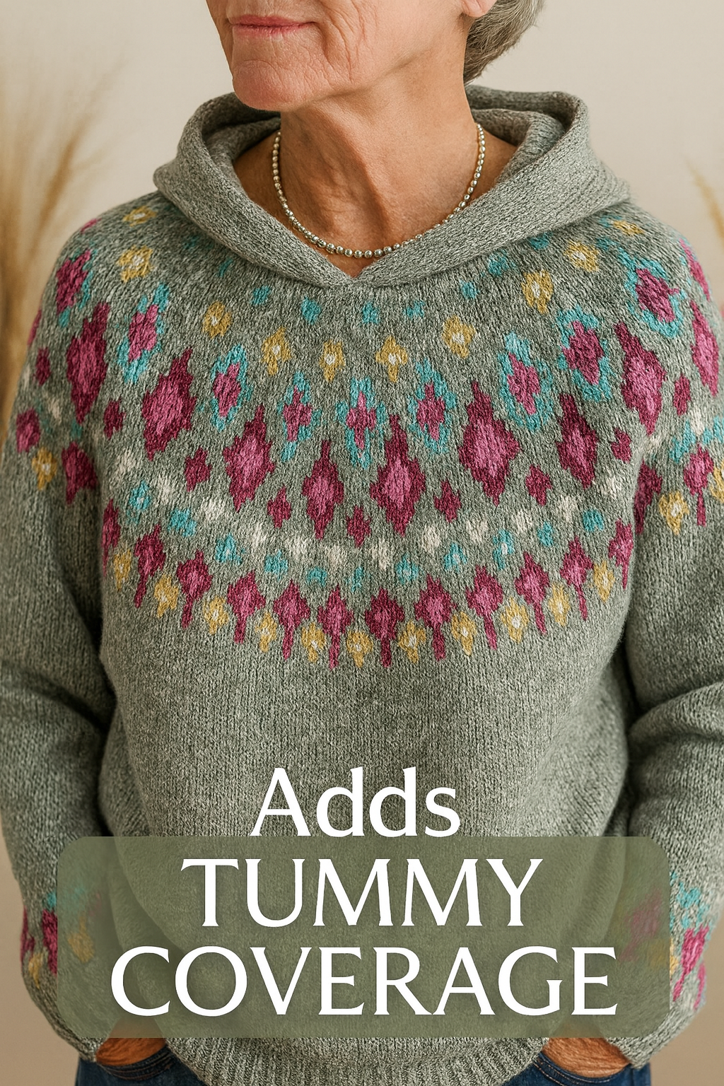 Carole™ | Soft Nordic Knit Hoodie