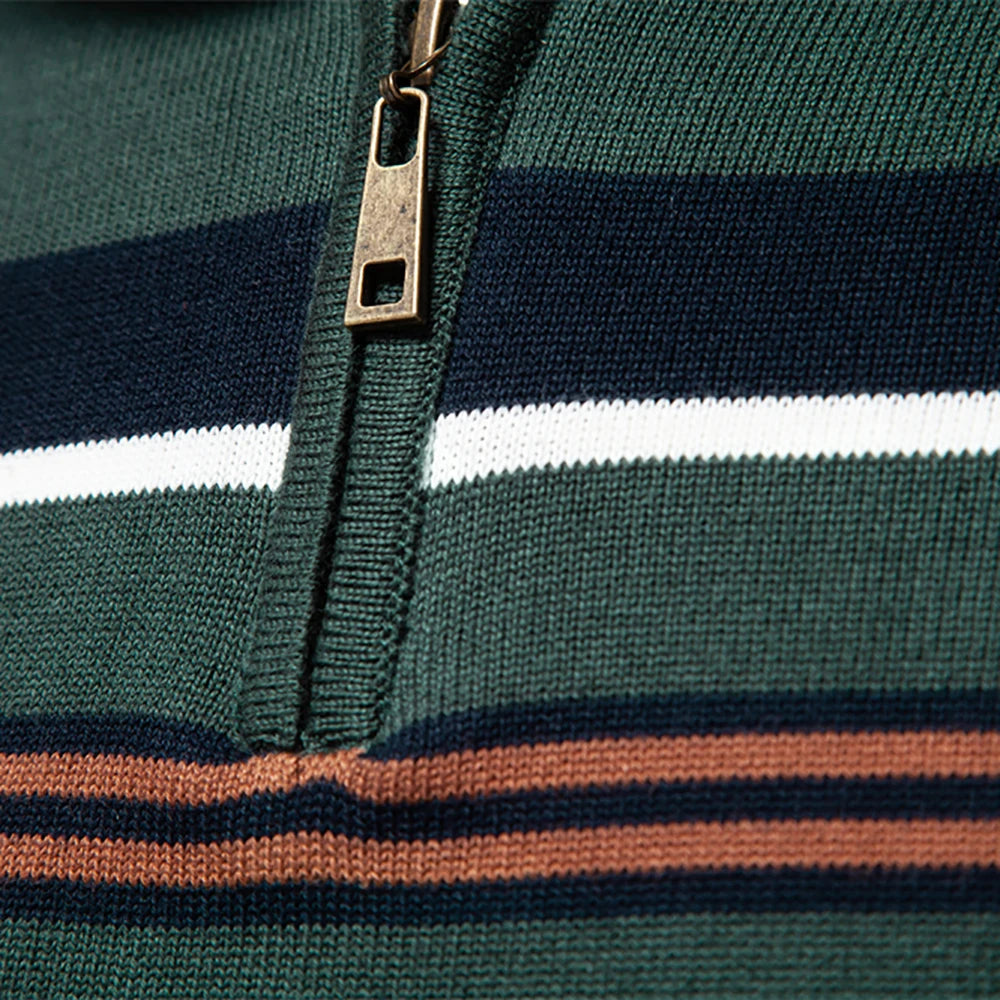 Gordon™ | Modern Zip-Neck Jumper