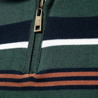 Gordon™ | Modern Zip-Neck Jumper