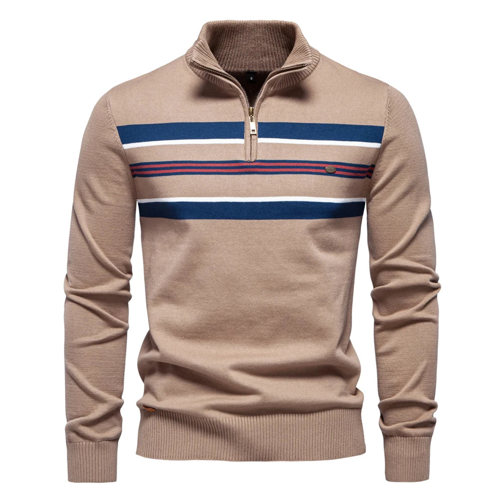 Gordon™ | Modern Zip-Neck Jumper