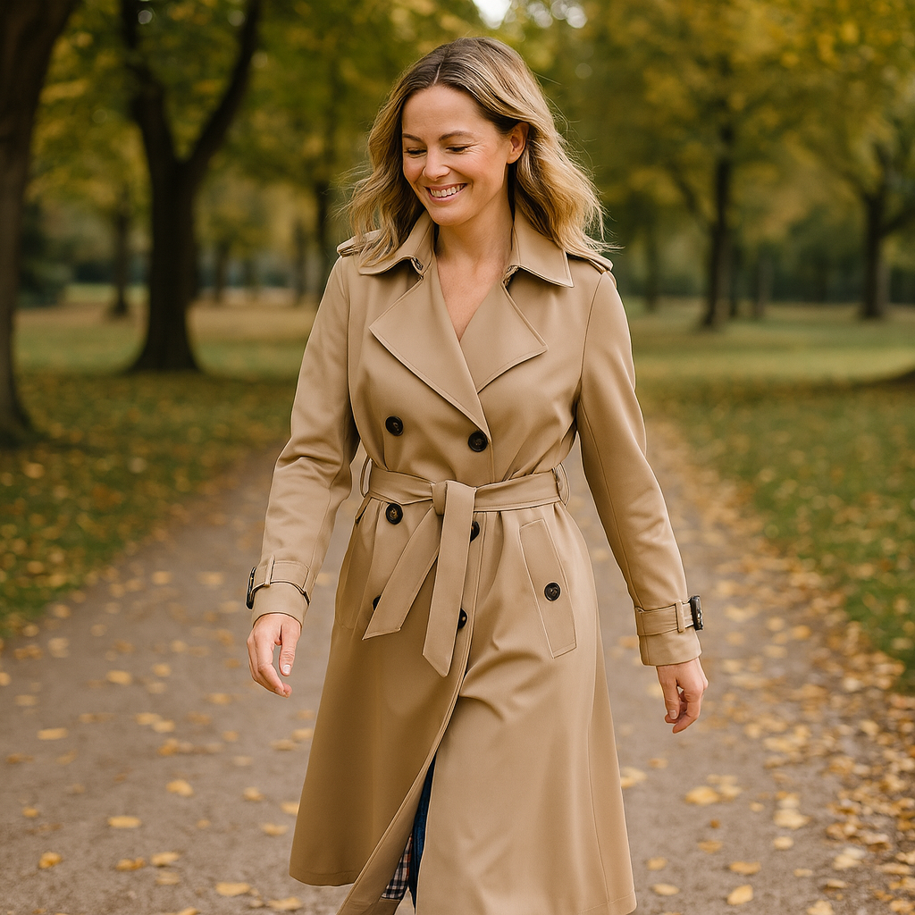 Victoria™ | Timeless Belted Trench Coat