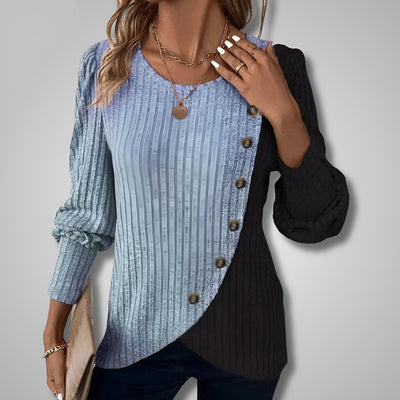 Laura™ | Elegant Knit Button-Down