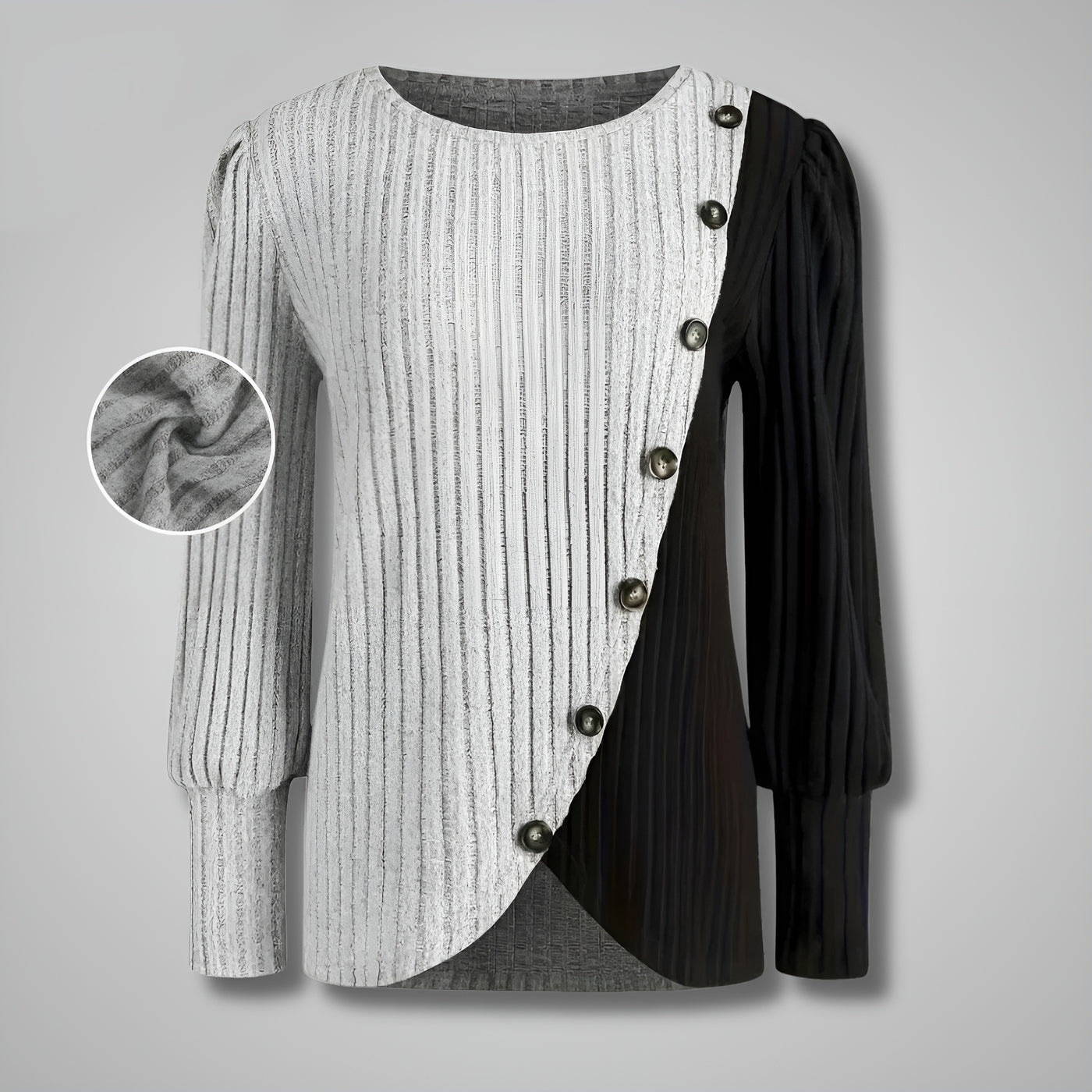 Laura™ | Elegant Knit Button-Down