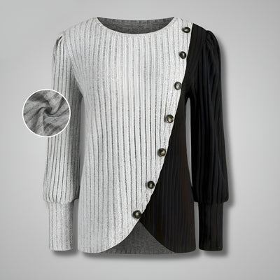 Laura™ | Elegant Knit Button-Down