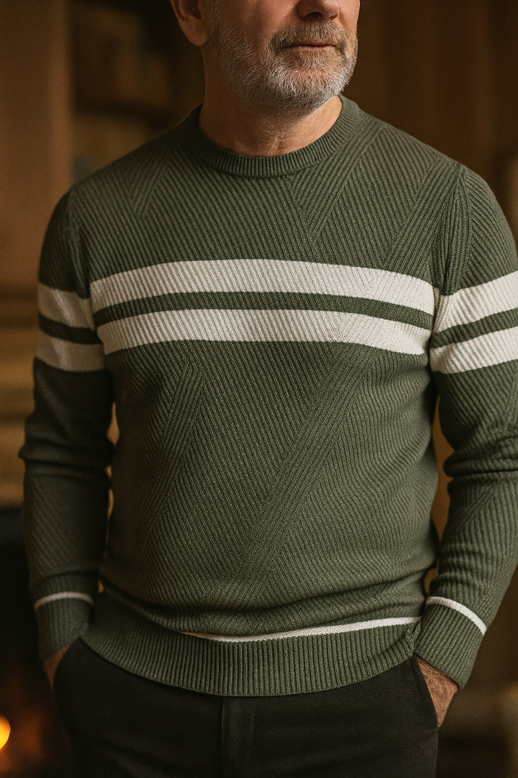 Dennis™ | Classic Stripe Knit