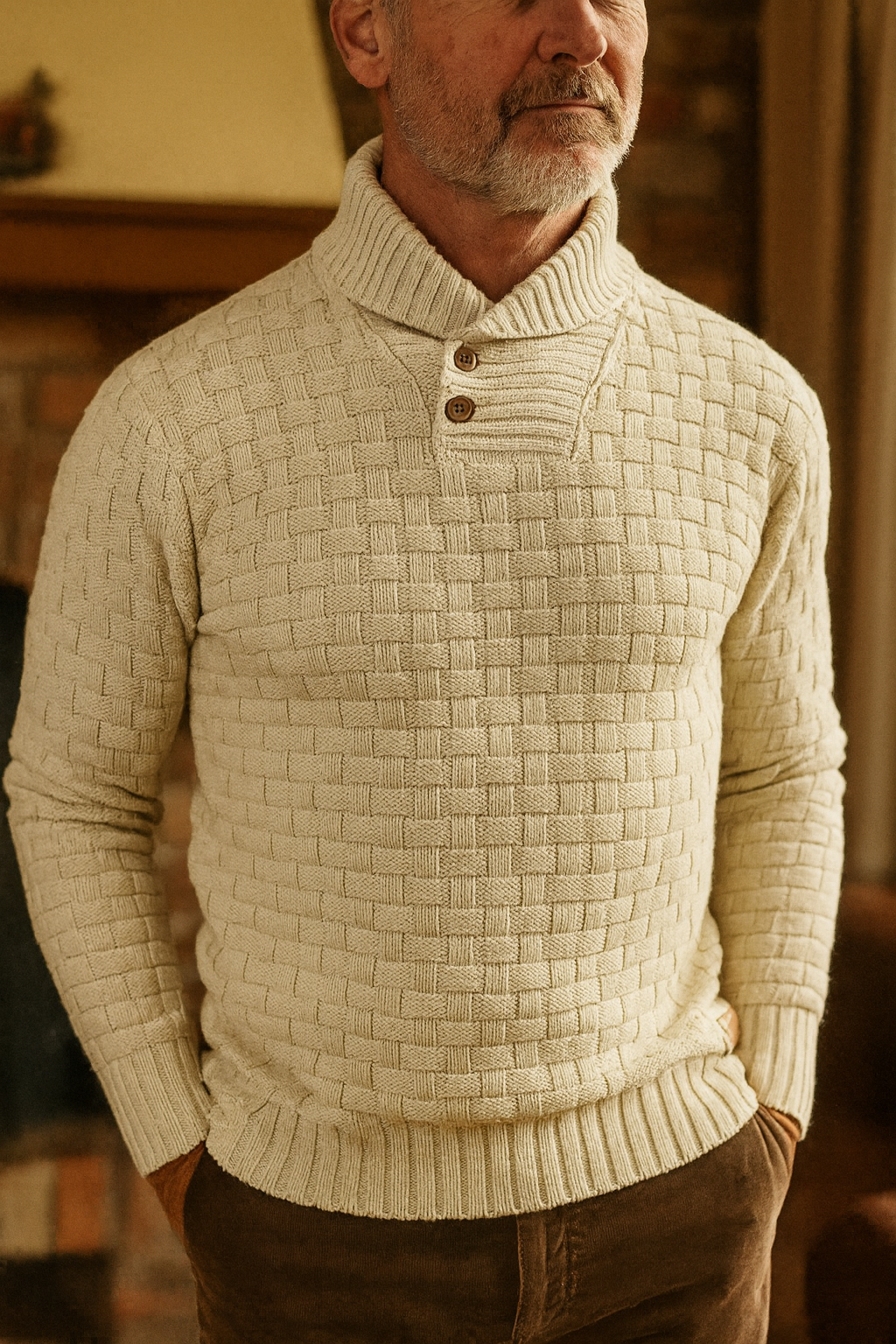 Ian™ | Classic Shawl Neck Knit