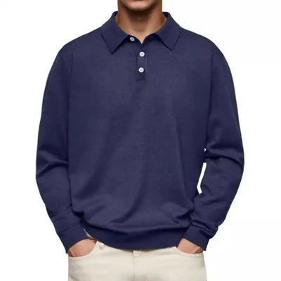 James™ | Casual Long-Sleeve Polo Shirt