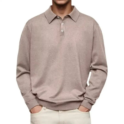James™ | Casual Long-Sleeve Polo Shirt