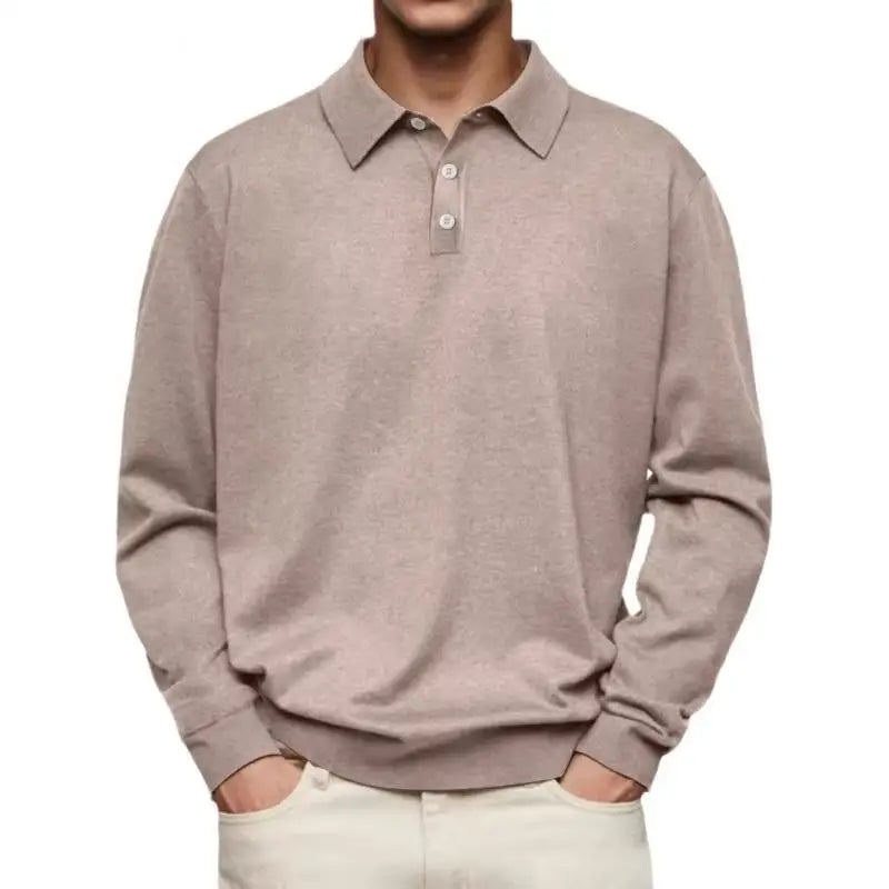 James™ | Casual Long-Sleeve Polo Shirt