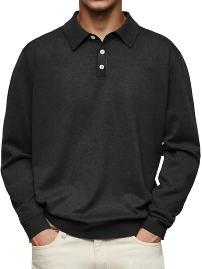James™ | Casual Long-Sleeve Polo Shirt