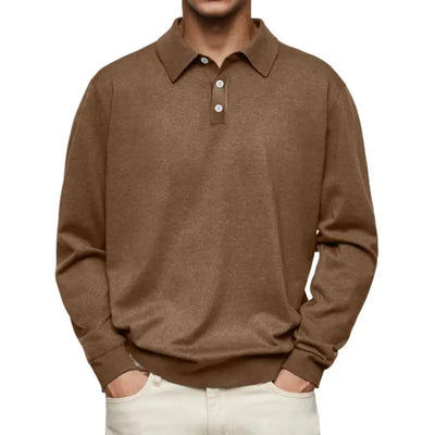 James™ | Casual Long-Sleeve Polo Shirt