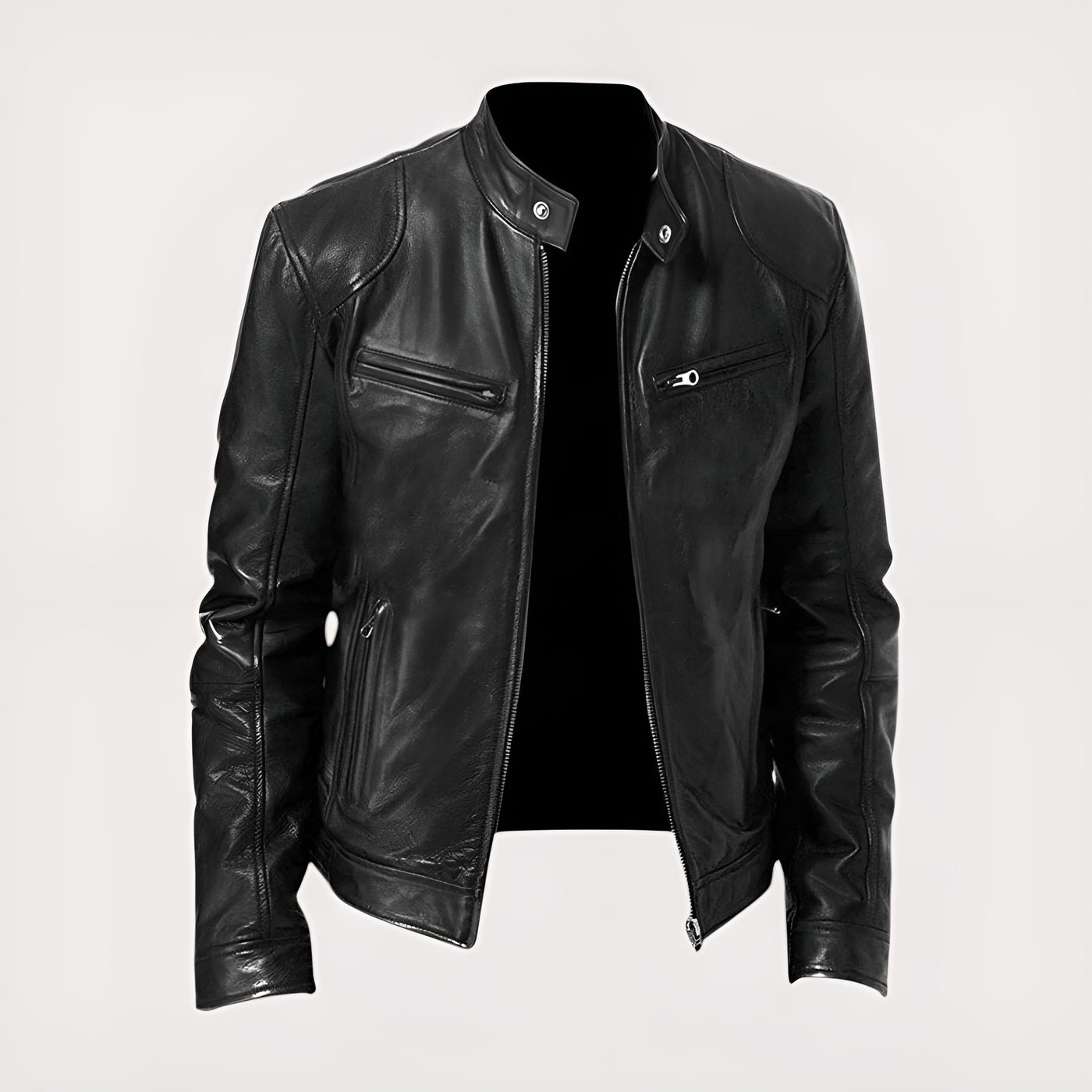 Gavin™ | Men's Leather Jacket