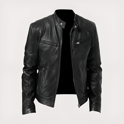 Gavin™ | Men's Leather Jacket