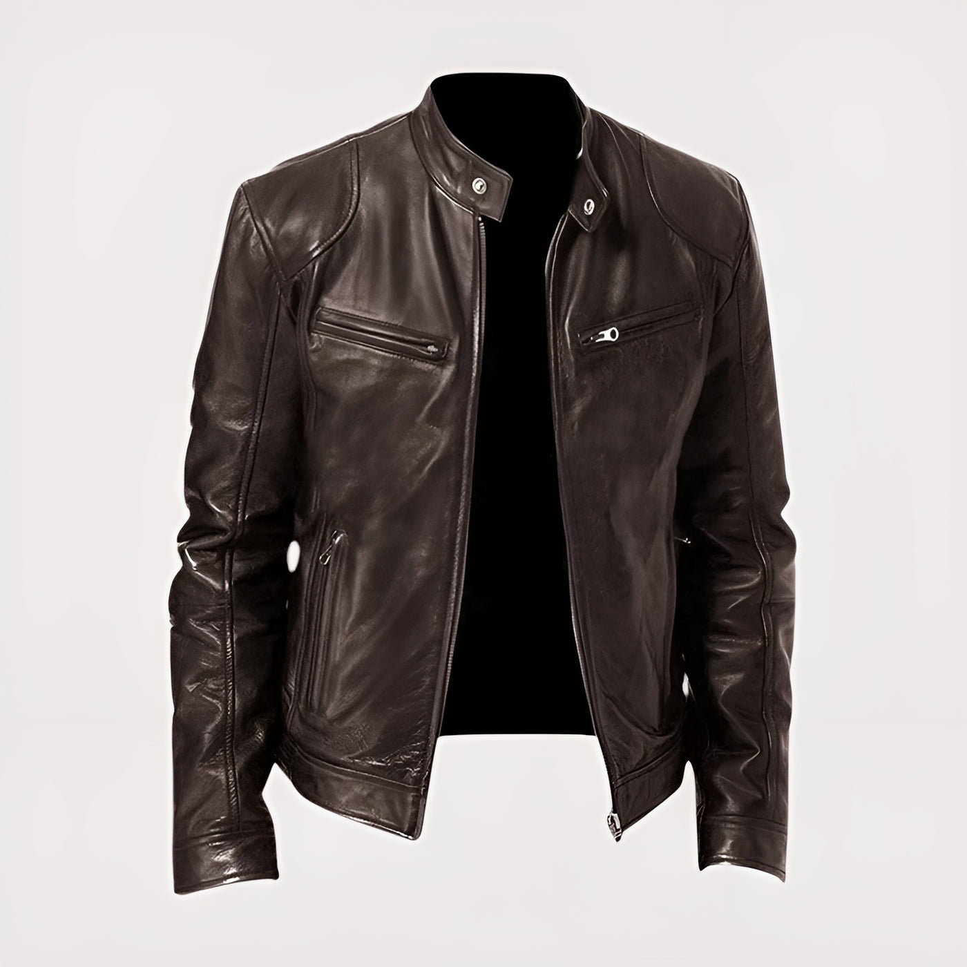 Gavin™ | Men's Leather Jacket