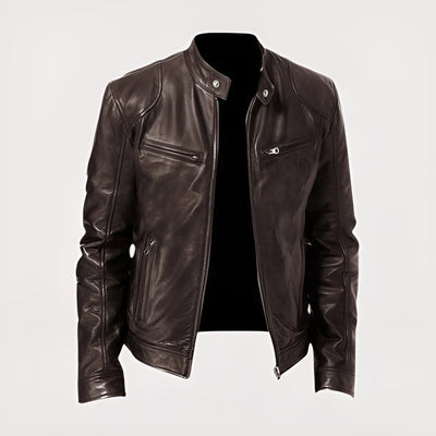 Gavin™ | Men's Leather Jacket