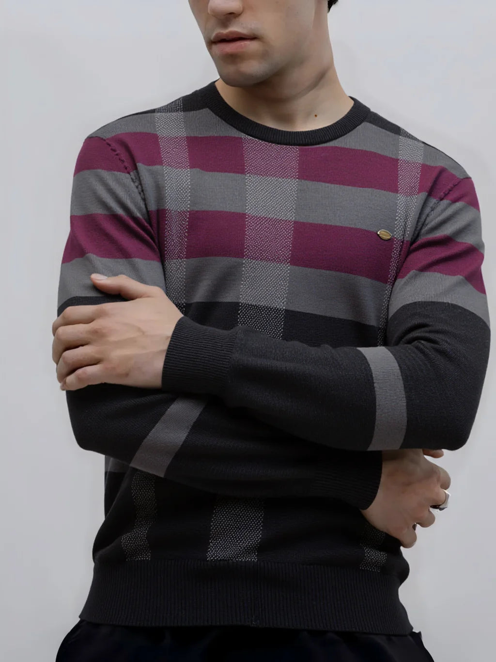 Keith™ | Contrast Knit Sweater